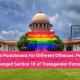 Petition Challenged Section 18 Of Transgender Persons Act