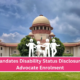 Disability Status Disclosure for Advocate