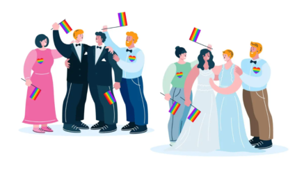 Queer community right to marry and adopt