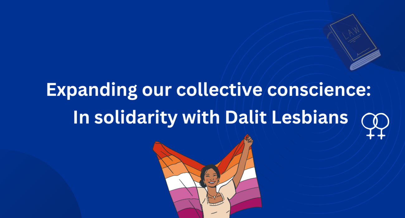 Expanding our collective conscience In solidarity with Dalit Lesbians 